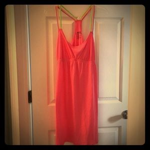 Neon summer dress or pool cover up